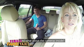 Female Faux Cab Horny blonde cab driver loves youthfull fellow’s manhood