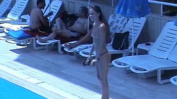 First-timer fuck-a-thon free-for-all from lewd duo pairing in beach bungalow