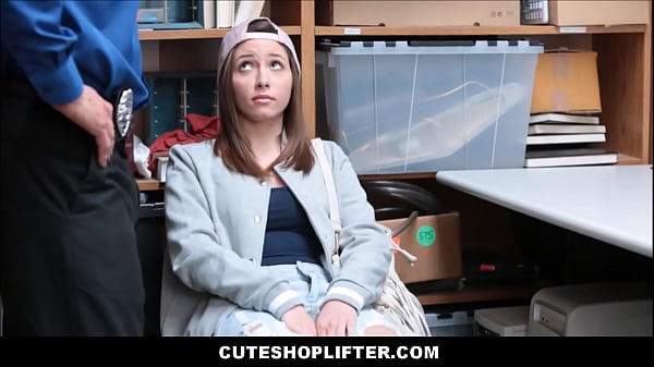 Nice Teenie Caught Stealing a. Fucked Hard By Horny Security Guard