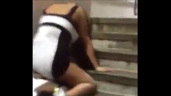 Man Gets Caught Providing Chick Oral Hookup In Public