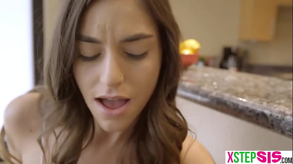 Almost got caught fucking my petite teenage stepsister