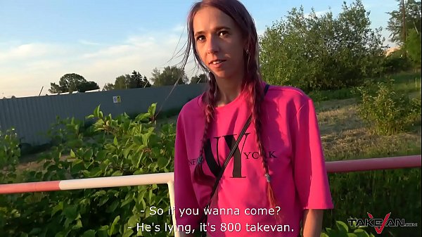 Crazy lost assistant missed bus & love rail on fuckpole in van