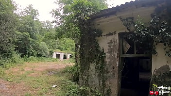 Horny Duo Fucking In Abandoned Building – Buttfuck With Jizz In Mouth