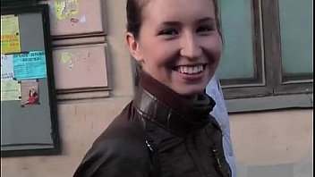 Youthfull cock-squeezing vulva takes hard spunk-pump in public