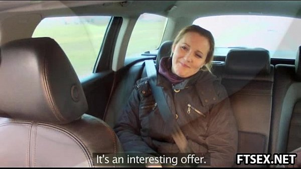 Ass-fuck lovemaking in the cab