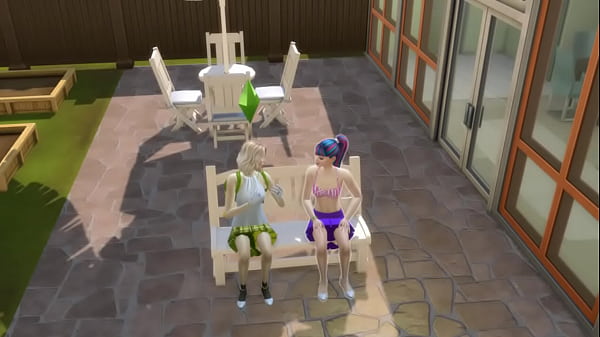 dve molodye lesbianki otlizali u v sosedskom dvore