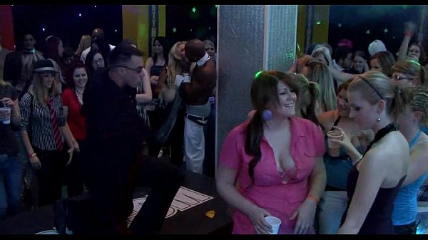 Group sex wild patty at night club