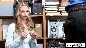 Hot Russian youthfull gal caught by a bad cop