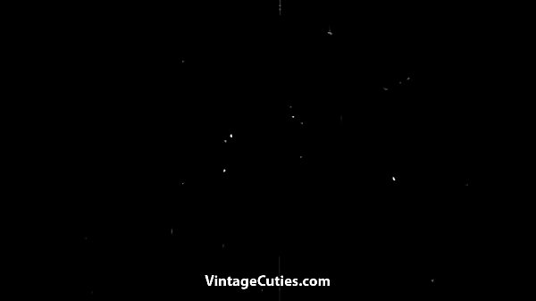 Petite Chick Having Joy on the Stage