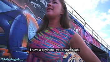 Public Agent Dark haired Honey Elisa Tiger Gets Screwed Hard in Public