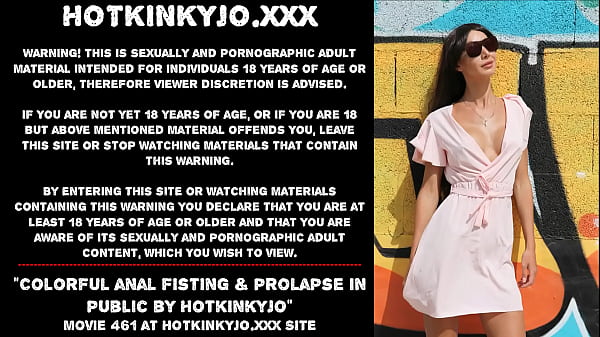 Colorific ass-fuck handballing & rosebud in public by Hotkinkyjo