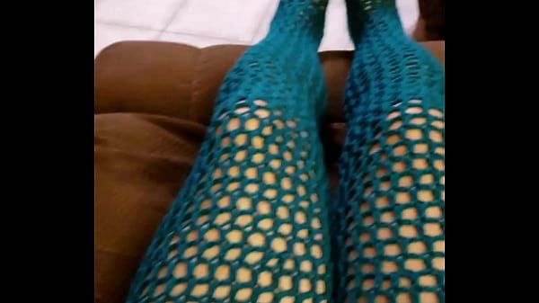 Total Length Stretch pants Teal Crochet
