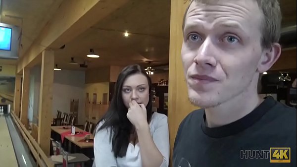 HUNT4K. Hunter is looking for awesome fuck-fest for cash in bowling place