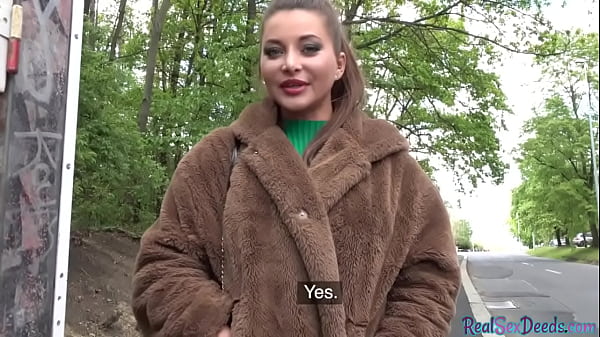 Public fucked POV stunner accepts sex4cash after casting