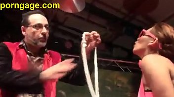 Fuck-a-thon & magic  trick on stage