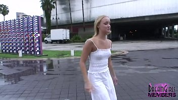 Wild Blonde Runs Thru Downtown Totally Nude