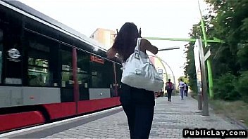 Czech first-timer cheated beau public hookup