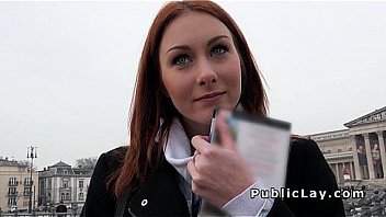 Euro student deepthroats and fucks for cash