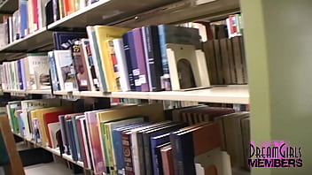 Insane Movie Of These Chicks Nude In A Campus Library