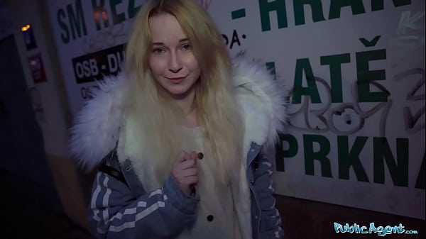 Public Agent She finished with a face total of spunk after railing hard-on