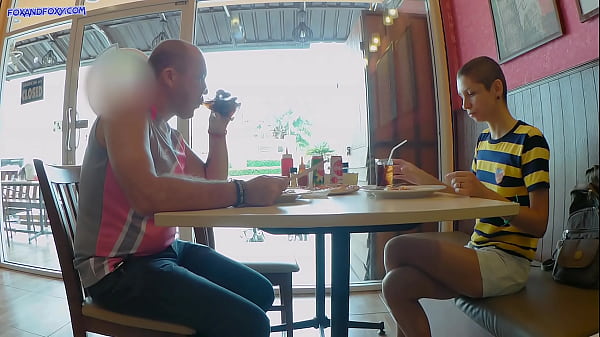 Lovemaking in public rest room with internal ejaculation