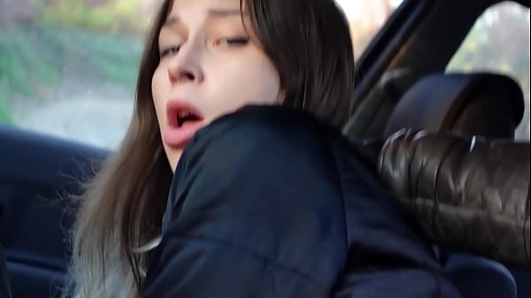 A nubile blogger knocked down a motorbike and to avoid a fine sucked him off