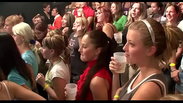 Hard core group bang in night club