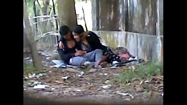 Desi ultra-cute indian paramour sucking big stiffy in public park