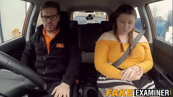 English BBW rails her driving instructors big fat boner