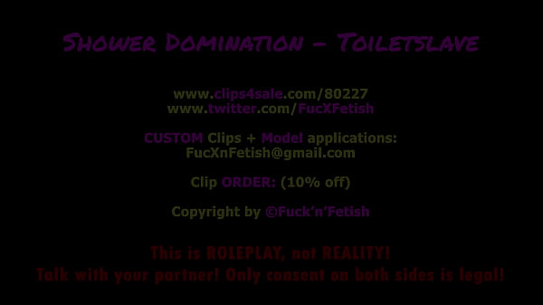 Douche Predominance – Toiletslave – FEMDom – 04:43min, Sale: $5