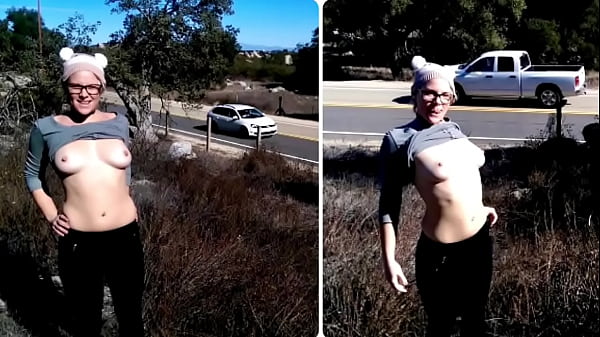 Ultra-cute Teenie Loves Demonstrating Tits To Strangers