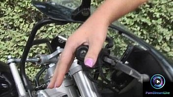 Debie Milky strokes Rambo’s dick to jism on her mitts