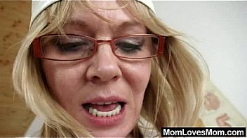 Impatient ladies shag with strap on