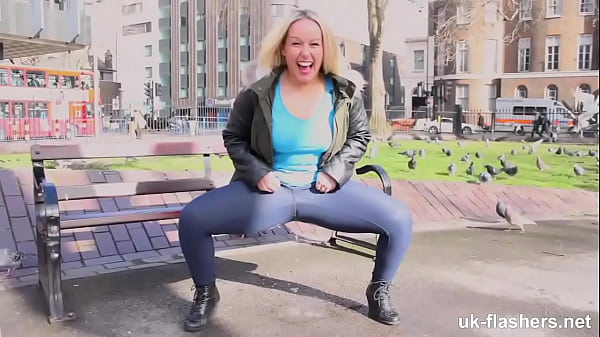 Flashing her Poon for all the employees