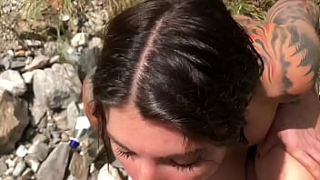 fucking and sucking my ex bf outside