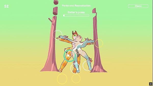 Odymos [Funny Hentai game] Ep.3 fucking esther’s snatch outside in the public park