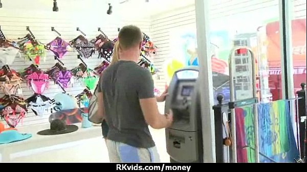 First-timer sweetie takes cash for public fuck-fest 21