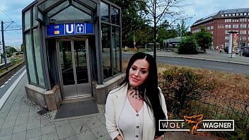 BBW SITS ON MY DICK!!  PUBLIC BLOWJOB and TABLE FUCK (FULL SCENE) – WolfWagner.Com