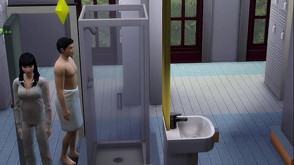 Oral job in a public wc