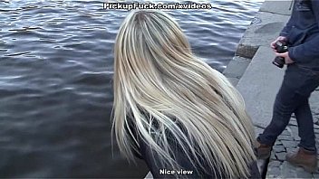 Hot pick up gal initiates the craziest threesome ever scene 3