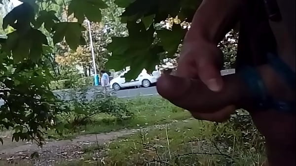 Masturbace za autobusovou zastávkou