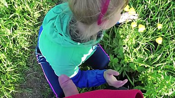 Russian MILF loves everything risky, but most of all she loves risky blowage.