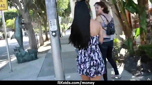 Sex-positive unexperienced honey is paid cash from some crazy public hook-up 26