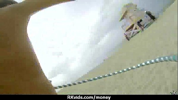 Whorey inexperienced stunner is paid cash from some crazy public lovemaking 27