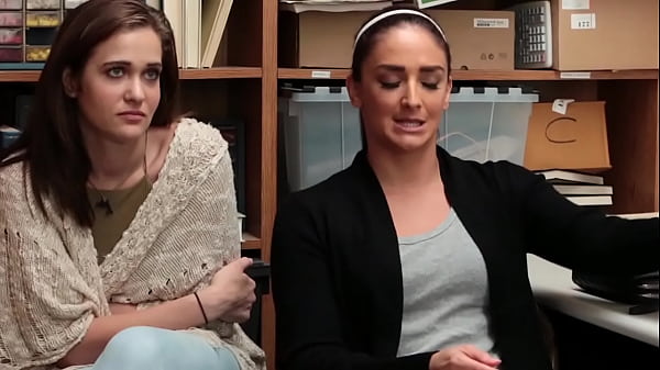 Youthfull Stepdaughter And Hot stepMom Fuck The Security Officer To Avoid Fine