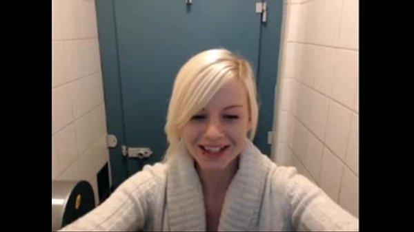 Stiffy Thirsty Brit Nubile Fucks on Rest room Webcam  Teencam247.com