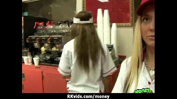 Desperate teenie naked in public and fucks to pay rent 20