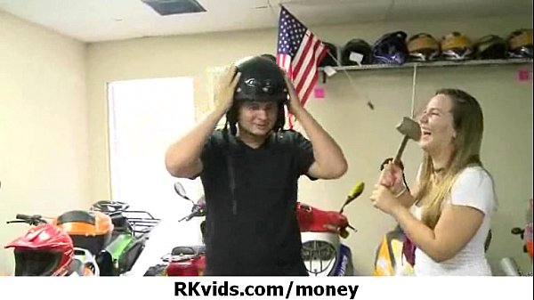 Desperate teenie naked in public and fucks to pay rent 29