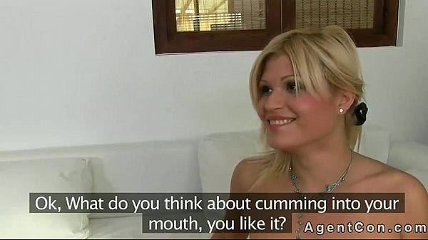 Faux agent fucks diminutive tits blonde inexperienced stunner