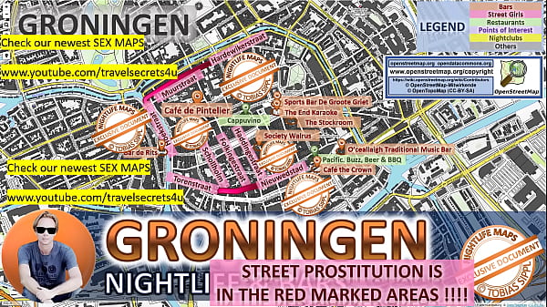 Groningen, Netherlands, Bang-out Map, Street Prostitution Map, Rubdown Parlours, Brothels, Whores, Escort, Callgirls, Bordell, Freelancer, Streetworker, Call girls